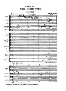 Malcolm Arnold: Tam O'Shanter Overture Op.51 (Study Score)