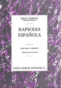 Albeniz Rapsodia Espanola (halffter) 2 Pf