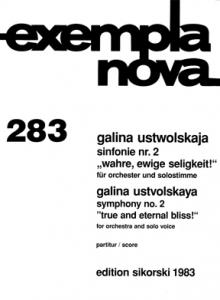 Galina Ustwolskaja: Sinfonie Nr. 2