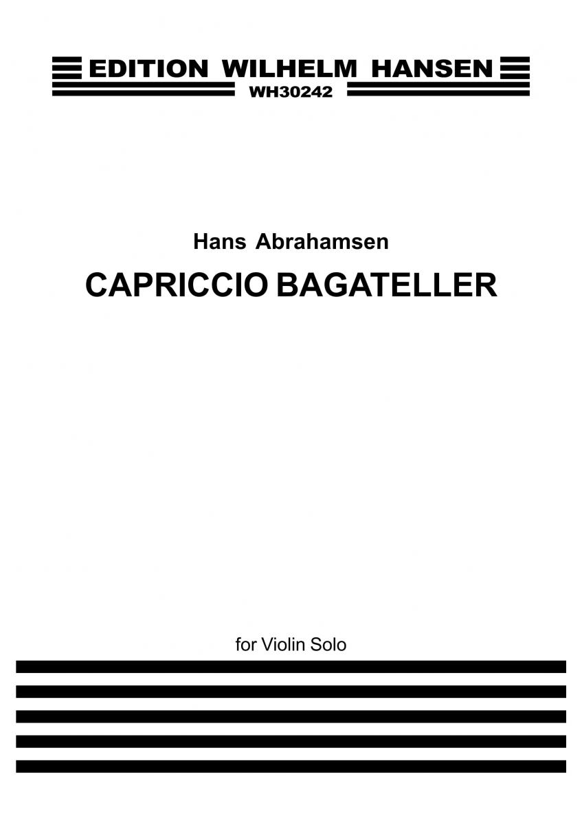 Abrahamsen Capriccio Bagateller