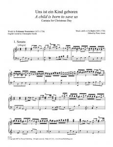 J.S. Bach: A Child Is Born To Save Us (SATB)