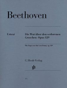 Ludwig Van Beethoven: Die Wut Uber Den Verlorenen Groschen Op.129