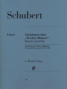 Franz Schubert: Variations On 'Trockne Blumen' D.802 (Urtext Edition)