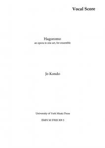 Jo Kondo: Hagoromo (Vocal Score)