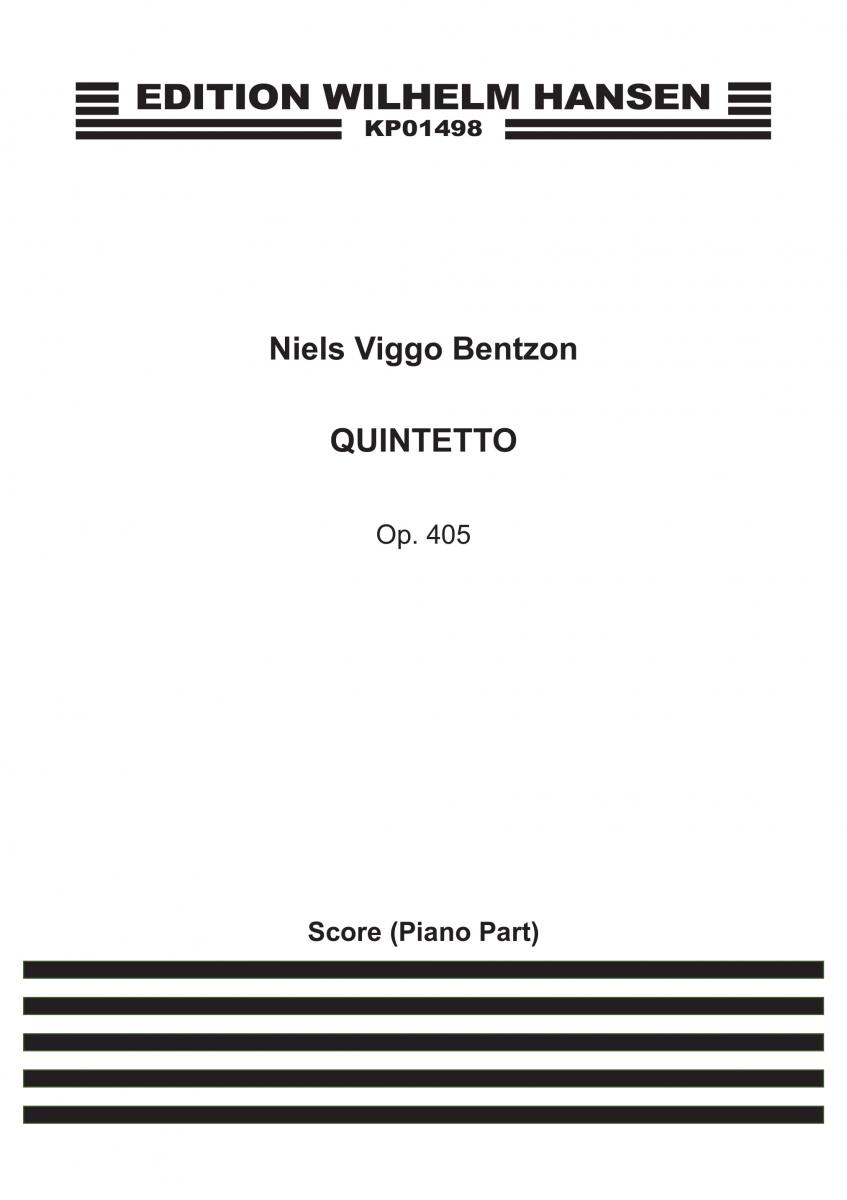 Bentzon Quintetto Op.405 4flt/Pf Sc