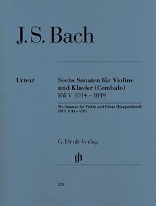 Johann Sebastian Bach: Six Sonatas for Violin and Piano (Harpsichord) BWV 1014 -