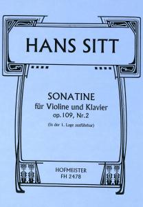 Sitt, H.: Sonatina Op 109/2