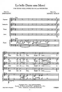 Patrick Hadley: La Belle Dame Sans Merci (Vocal Score)