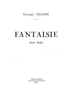 Georges Hugon: Fantaisie