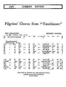 Wagner, R Pilgrims Chorus From Tannhauser Ttbb (Tonic)