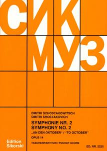 Shostakovitch,Dmitri: Symphony Op 14/2 - Score