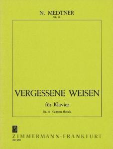 Nikolai Medtner: Vergessene Weisen - Conzona Fluviala Op.58 No.4