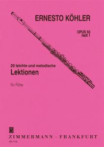 Ernesto Köhler: 20 Leichte Und Melodische Lektionen