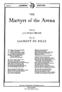 De Rille, L The Martyrs Of The Arena Ttbb/Piano