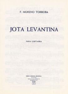 F. Moreno Torroba Jota Levantina