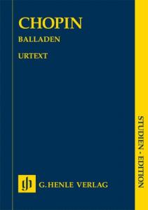 Frederic Chopin: Ballades (Study Score)