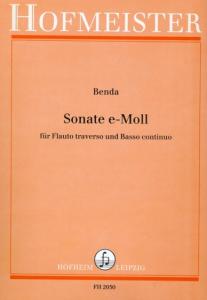 Benda, F.: Sonata In E Minor