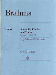 Johannes Brahms: Sonata For Piano And Violin In G Major Op.78