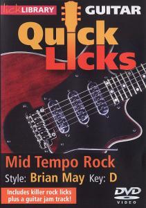 Lick Library: Quick Licks For Guitar Brian May Mid Tempo Rock (DVD)