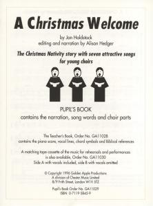 Jan Holdstock: A Christmas Welcome (Pupil's Book)