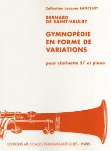 Bernard De Saint-Vaulry: Gymnopédie En Forme De Variations