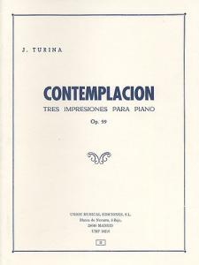 Turina Contemplacion Do Tres Impresiones Piano