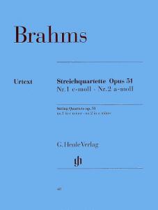 Johannes Brahms: String Quartets Op.51 (Henle Urtext Edition)