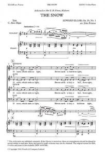 Edward Elgar: The Snow (SATB)