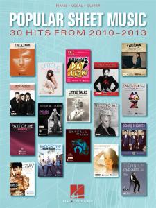 Popular Sheet Music: 30 Hits From 2010-2013