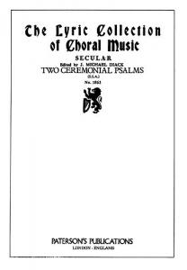 Malcolm Arnold: Two Ceremonial Psalms