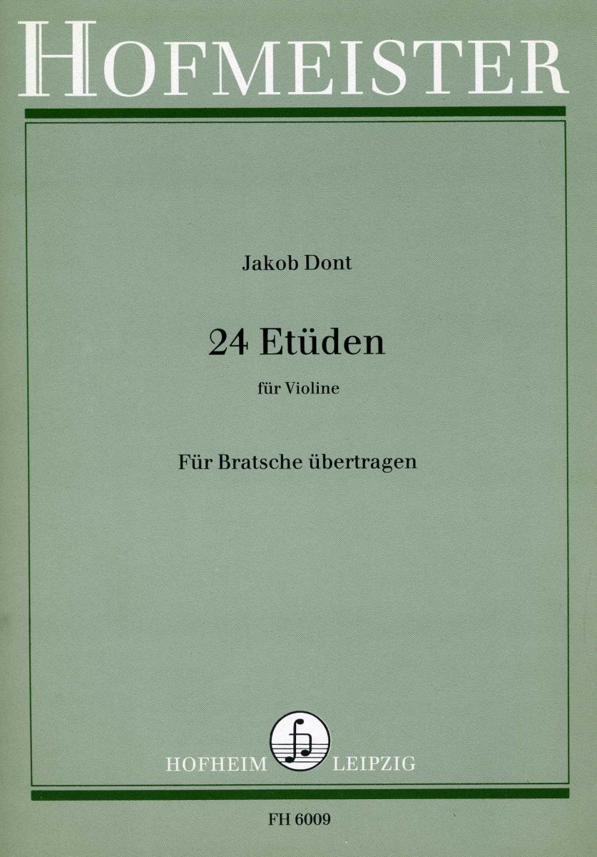 Jacob Dont: 24 Etden Fr Violine Op. 35