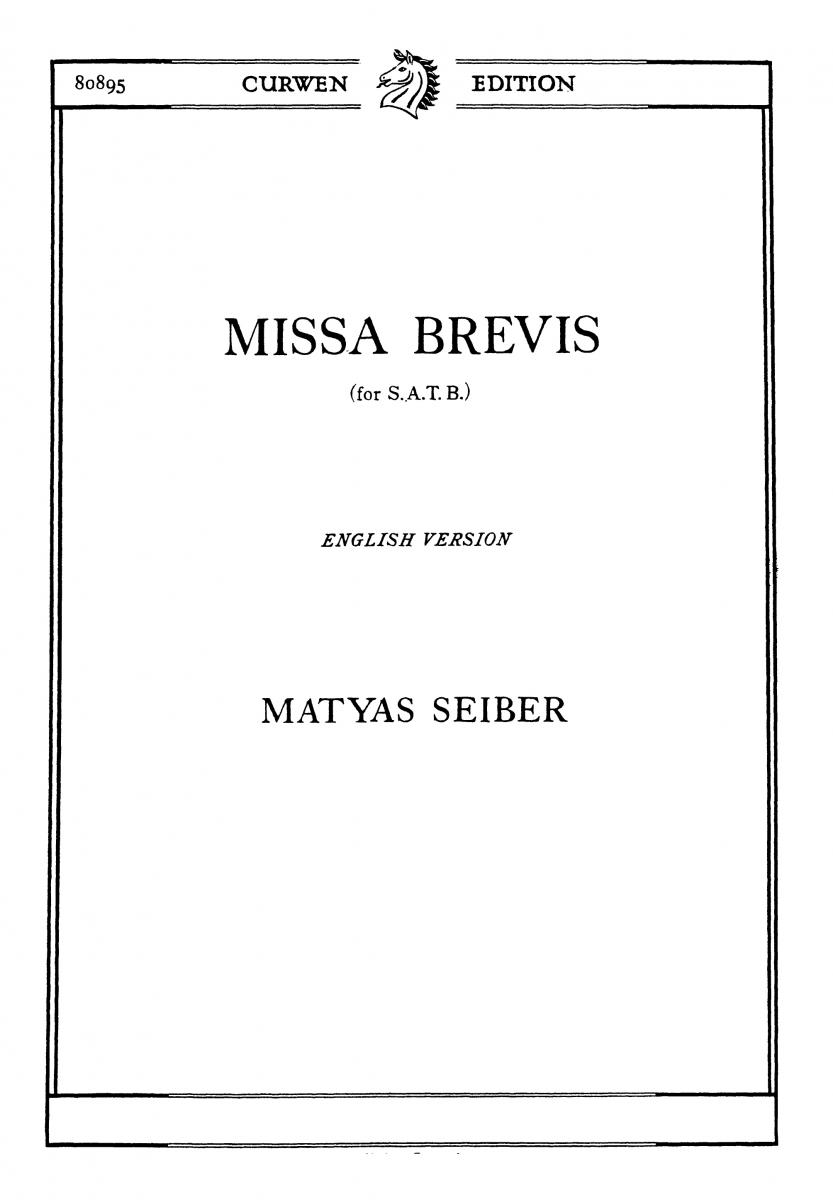 Matyas Seiber: Missa Brevis (English)