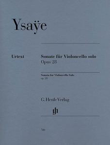 Eugene Ysaye: Sonata For Cello Solo Op.28