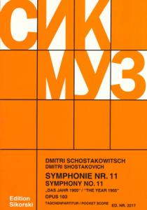 Shostakovitch,Dmitri: Symphony Op 103/11 - Score