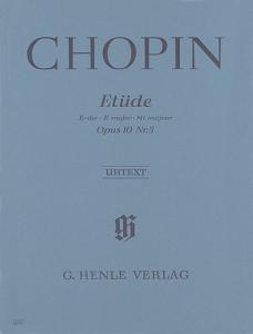 Frederic Chopin: Etude In E Major, Op. 10, No. 3