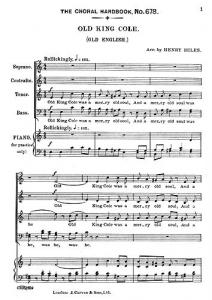 Hiles Old King Cole Satb