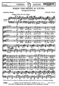 Dudley Buck: When The Heart Is Young (SATB)