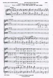 G.F. Handel: And The Glory Of The Lord