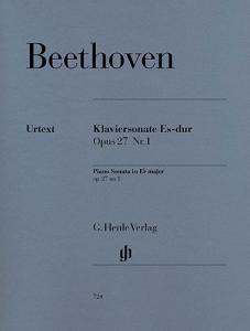 Ludwig Van Beethoven: Piano Sonata In E Flat Op.27 No.1 (Urtext Edition)