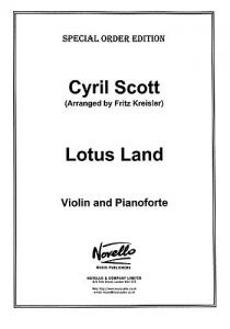 Scott: Lotus Land for Violin And Piano