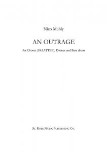 Nico Muhly: An Outrage