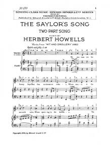 Herbert Howells: The Saylor's Song