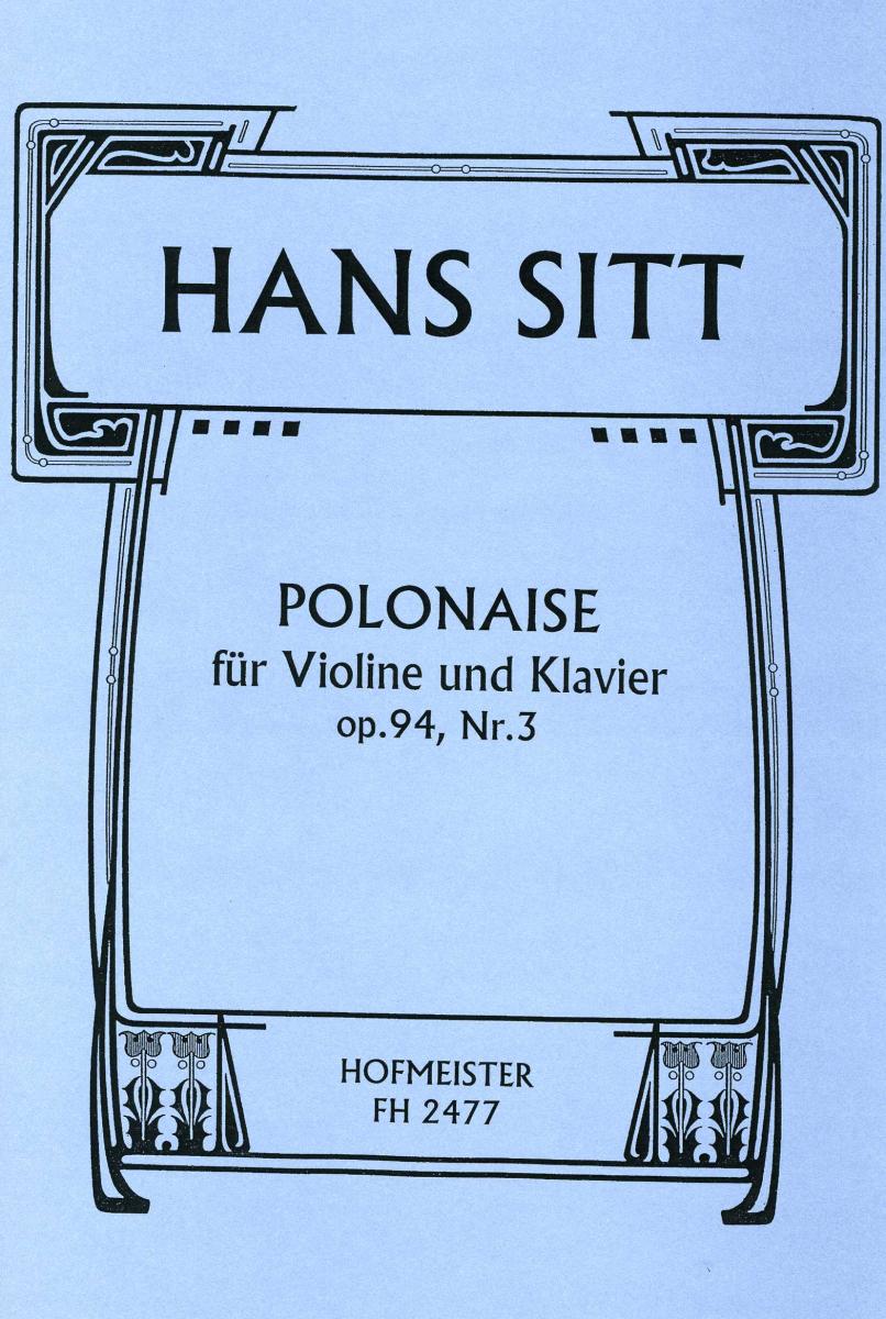 Sitt, H.: Polonaise Op 4/3