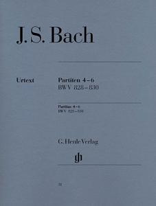 Johann Sebastian Bach: Partitas 4-6 BWV 828-830 (Henle Urtext Edition)