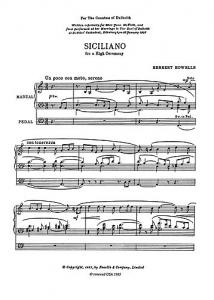 Herbert Howells: Siciliano For A High Ceremony (Organ)