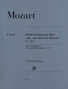 W.A. Mozart: 12 Variations On 'Ah, Vous Dirai-je Maman' K.265