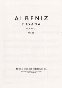 Albeniz Pavana Facil Para Manos Pequenas Op.83 Piano