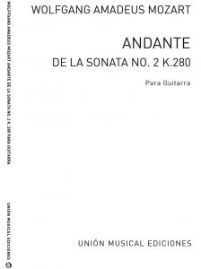 Mozart: Andante De La Sonata No.2 K.280 (Llobet) for Guitar