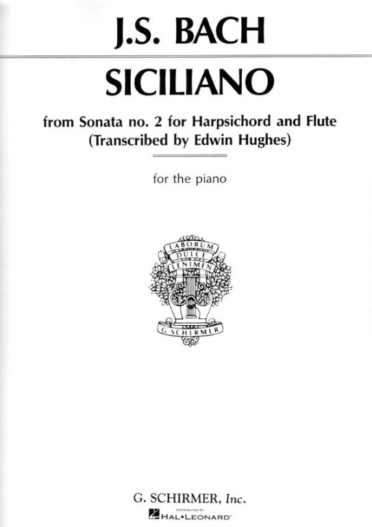 J.S. Bach: Siciliano From Sonata No.2 For Harpsichord And Flute