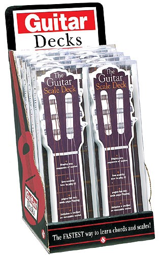 Guitar Scale Deck Counterpack (10)